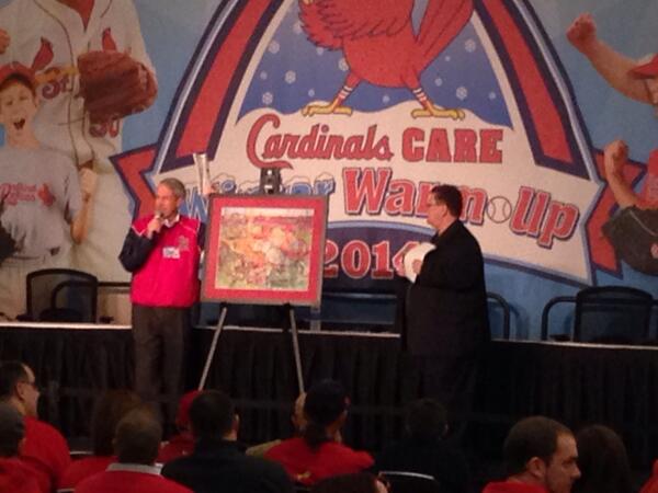 Auction time! One of the best items is up, a Musial, Brock, and Gibson portrait it up now!