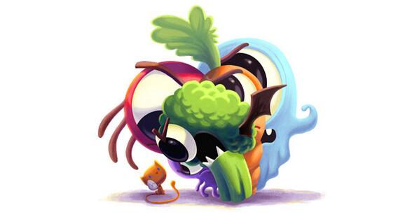AppStore's tweet photo. We love the whimsical yet scary look of Meanie Man, who hatches evil eggs in Lollipop 3. http://t.co/n8UMLd3GQr http://t.co/E94J8xO41N
