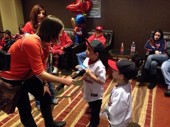 Letting us know how much fun Winter Warmup was today