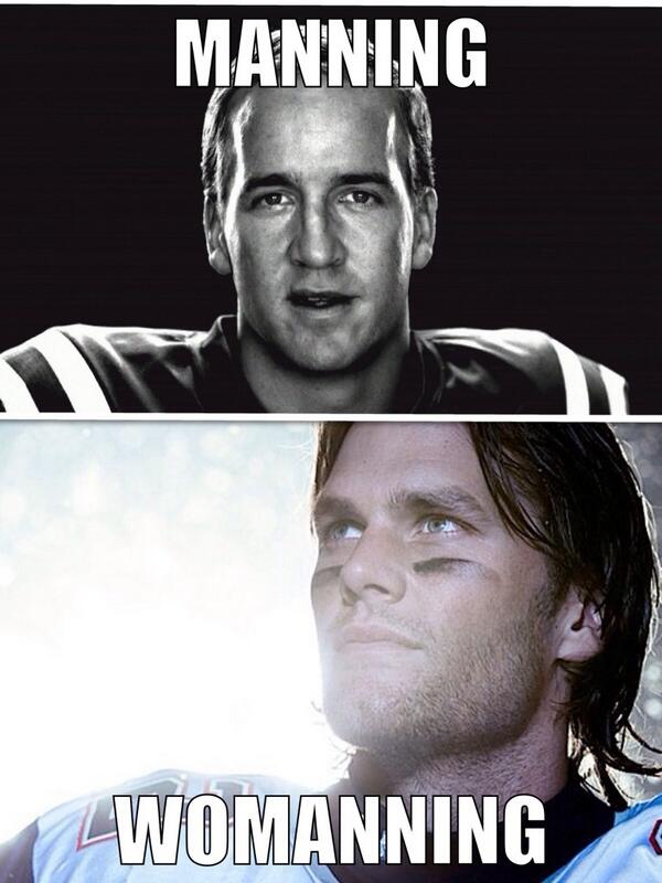 PunsCentral's tweet photo. AFC Championship pun... #Broncos #Patriots http://t.co/VimUbIpwAX