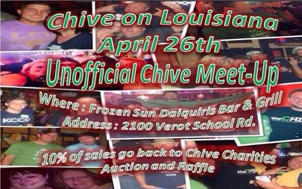 ChiveNOLA's tweet photo. Just passing on the word of a meet up http://t.co/73vcRjaRab