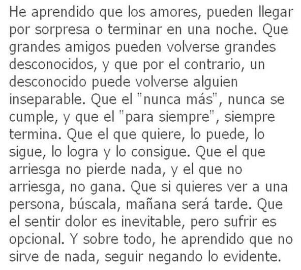 cosasdemery's tweet photo. He aprendido esto..... http://t.co/uaugrLk60e