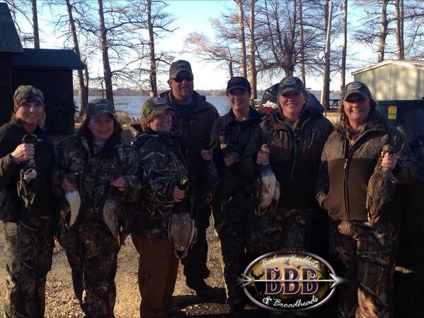 Another great day at TJ Petty's! #DuckHunting #ladyhunters #BBBLooksThatKill