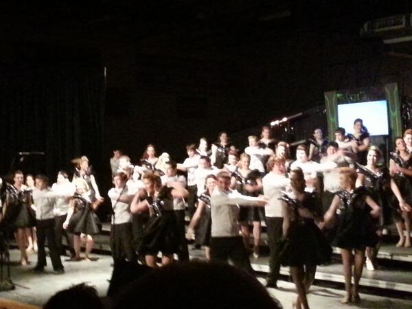 NatalieTennant's tweet photo. Proud of Poca Community for getting back to normal with the show chorus spaghetti dinner &amp; performance. #visualvolume http://t.co/tjoxiBi6tO