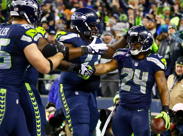 seattletimes's tweet photo. The Seattle Seahawks are headed to the Super Bowl. http://t.co/slOtJ0oqj2