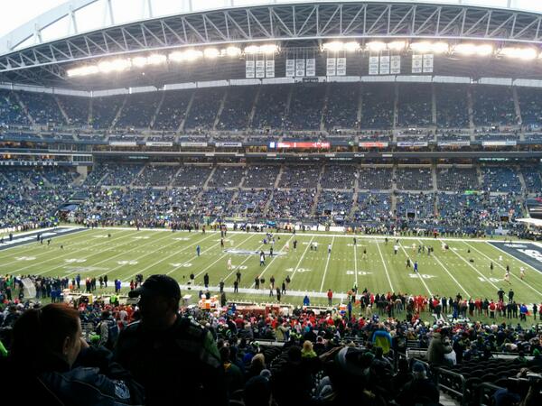 lorifredericks's tweet photo. Holy. Shit. View from the seats!!! #BingHawk http://t.co/NMz7Z6CQIs