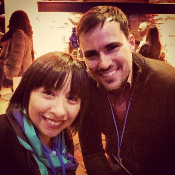 RepAngelaRomero's tweet image. UDP/DLCC Festival Celebration. #Sundance14 #hangingwithmybff