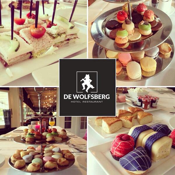 Gezellig hightea-en? Het kan iedere middag bij De Wolfsberg, al vanaf 2 personen. Wel graag vooraf even reserveren.