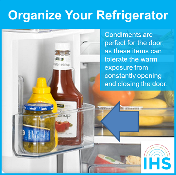 Do you thoughtfully organize what's in your refrigerator? If  so, you'll love this #tip!