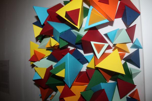 VADBRITSchool's tweet image. This paper sculpture was one of the winners from the night. #BRITSchool #INVADE