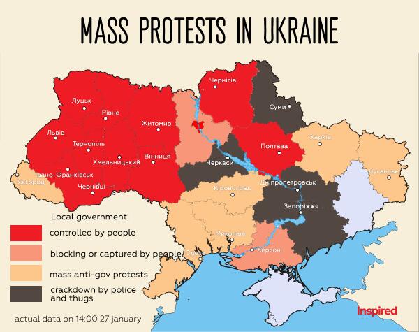 inspiredua's tweet photo. #digitalmaidan map of Ukrainian protests http://t.co/ZNs5MA1xIX http://t.co/J8GIpfDh6h