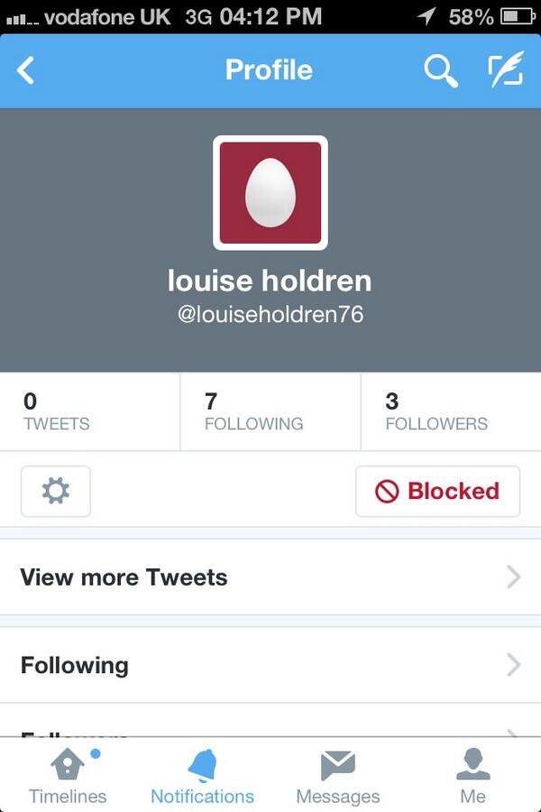 If anyone on my list that is family please do not follow #louiseholdren76 as they are trying to clone me.