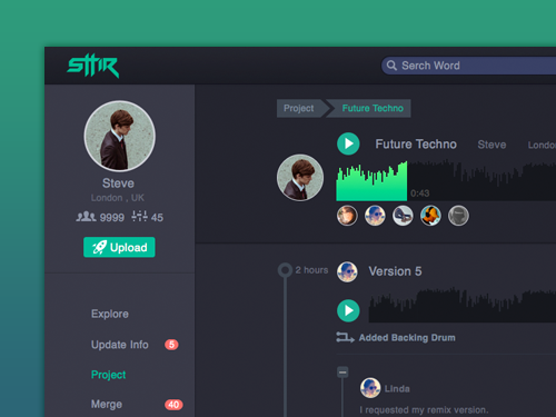 We’re developing the next generation of music platform.