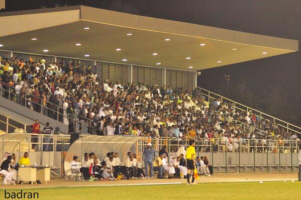 جمهور دوري حواري بين الكاتبيه و قباء اكثر من من جمهور الشباب# و الاتفاق# في دوري عبداللطيف جميل <a href="/DawryALJ/">DawryJameel</a> السعودي#