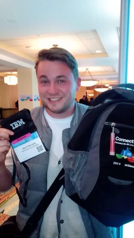 Got my backpack #IBMConnect