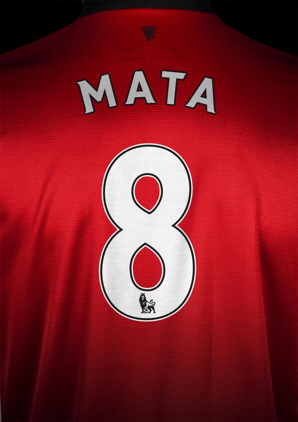 Pic: Mata gets his new shirt number 