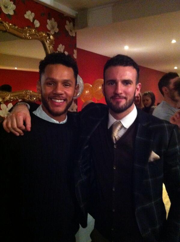 joedawson77's tweet photo. @Lewis_Mingle3  me and my boy mingle at Lauren and Scott's engagement party http://t.co/5RXFxEY3Nw