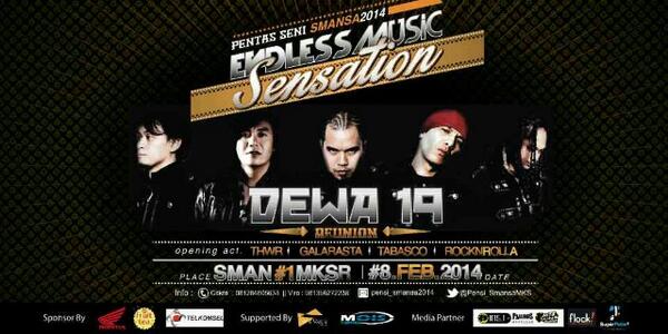 komisijempol's tweet photo. Cek timeline @Pensi_SmansaMKS untuk info tiket #EndlessMusicSensation w/ @DE19WA http://t.co/OPfbUfIu91