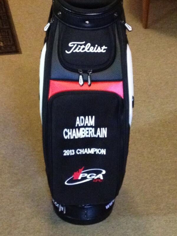 chamberlainadam's tweet image. More goodies from @titleistca Thank you for all the support. @pgaofcanada @gowanbraegolf #cpc2013