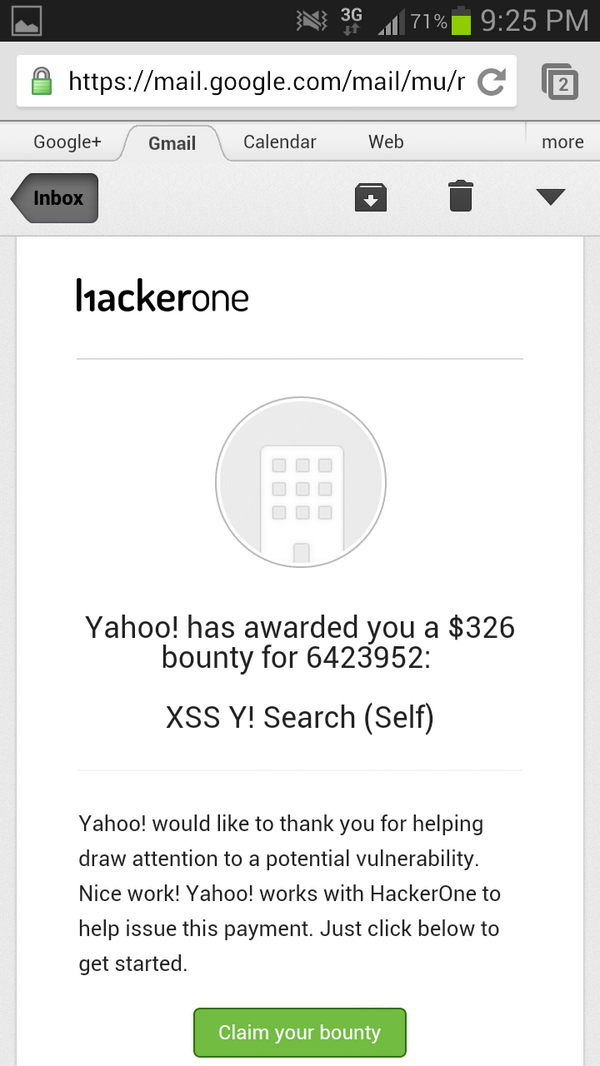 Shubham Raj (@xceptioncode) on Twitter photo and finally <a href="/YahooSecurity/">YahooSecurity is now TheParanoids</a> bug bounty ;))
#old_bug No idea which one :p and finally <a href="/YahooSecurity/">YahooSecurity is now TheParanoids</a> bug bounty ;))
#old_bug No idea which one :p