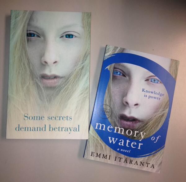 HarperVoyagerUK's tweet image. Beautiful UK (left) and US (right) covers for the brilliant @emmi_elina 's Memory of Water #memoryofwater #bookcover