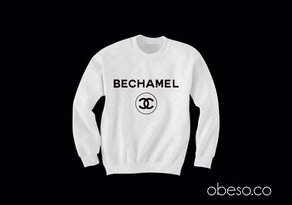 eva_hache's tweet photo. Y yo 
“@FadFix: “@obesoandco: Sudadera Bechamel // Colección Fake 2014 // #stayobeso http://t.co/fO6fDDFgNX” ☝️quiero una!!! 👏👏👏”