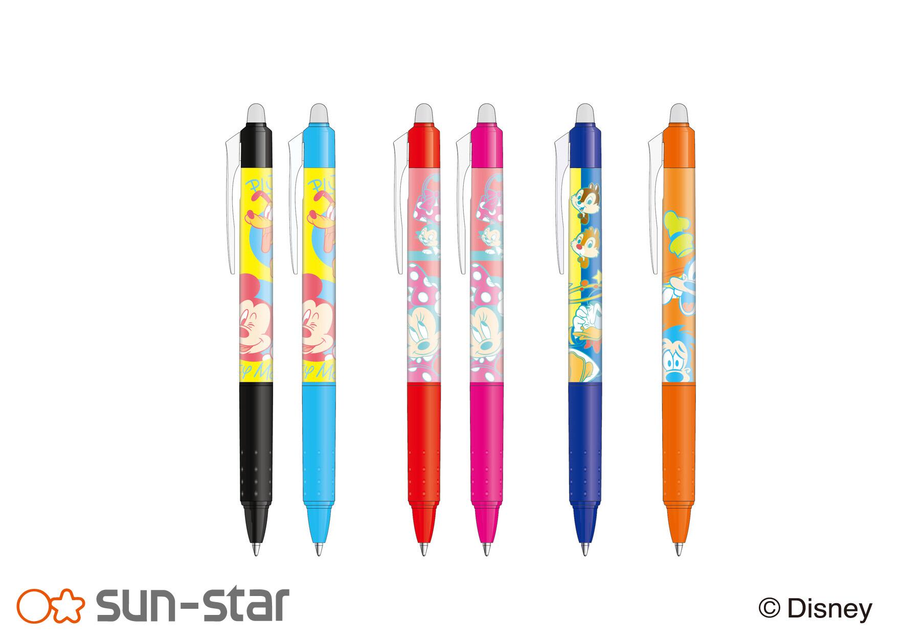 サンスター文具 公式 ディズニーデザインコレクション4 フリクションボールノックも新柄登場です ミッキー プルート ミニー フィガロ ドナルド チップ デール グーフィー マックスの4柄 Ddc4 Http T Co Nmwxavejrz Twitter