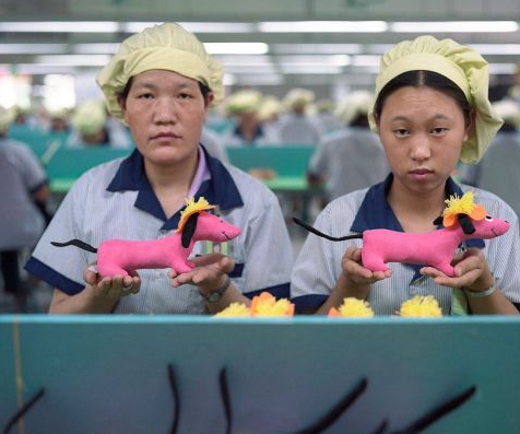 HelloMokio's tweet photo. Photographer Captures 'The Real Toy Story' - an insight into who &amp; how toys are made in China http://t.co/hYe38Vsuzh http://t.co/G0iCLoExE4