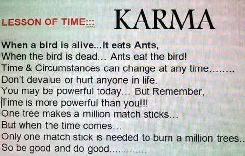 Karma...