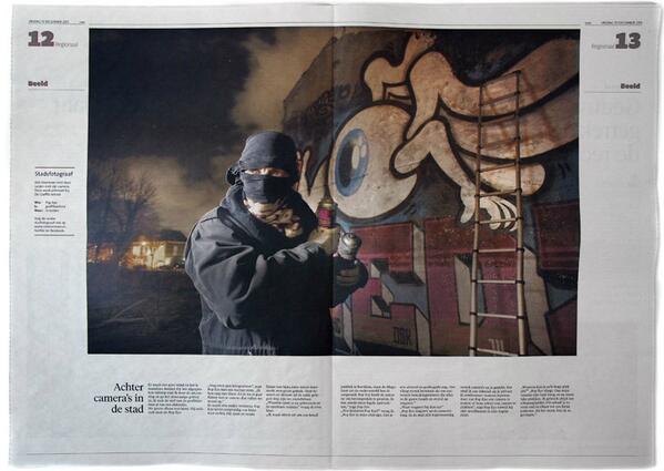 Ik kwam hem tegen in de nacht - Pop Eye - 'Het oog dat boven Leien vliegt en alles ziet.'