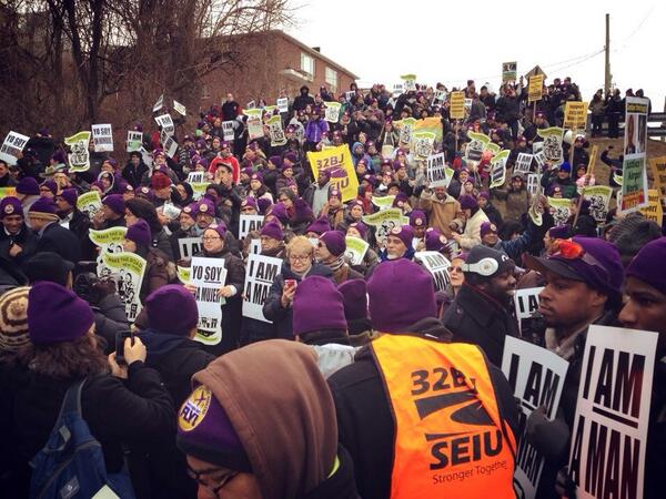 LaGuardia rally