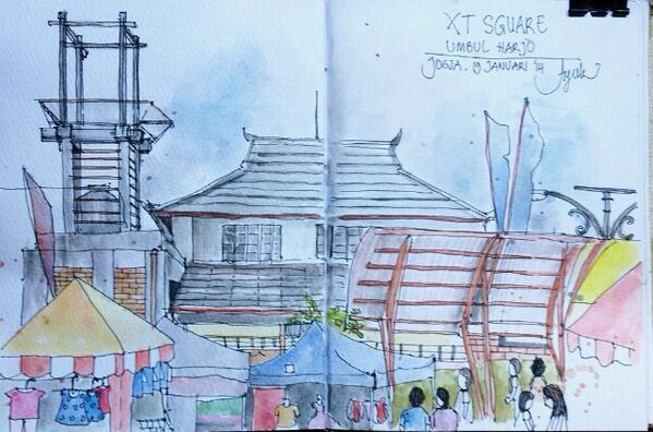 Wallaa...sketsa XT Square! <a href="/ISJogja/">IS Jogja</a>