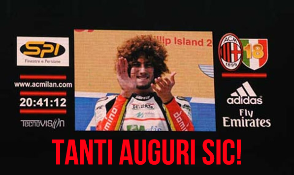 popolorossoner's tweet photo. La vittoria di ieri la dedichiamo ad un grande fratello Rossonero del @ACMilan, buon compleanno #SIC58! http://t.co/L0I0gz7yPs