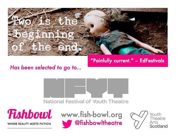 VWAlexander's tweet image. Have you heard @fishbowltheatre exciting news yet?!? @2IsTheBeginning #nfyt