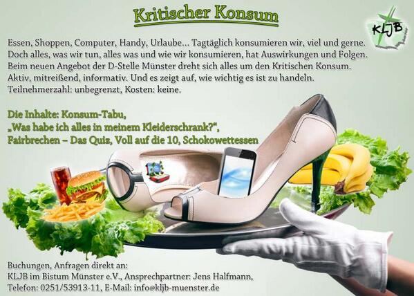 Neues mobiles Angebot der D-Stelle zum Thema "Kritischer Konsum" Jetzt unverbindlich anfragen: form.jotformeu.com/form/401232341…