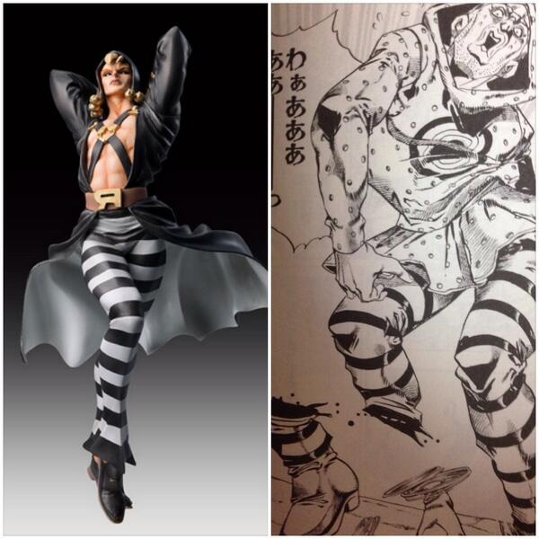 ささき Auf Twitter リゾット ネエロとベンジャミン ブンブーンの共通点 鉄を磁力で操るスタンド能力 チームのリーダー格 しましまズボンを履いている かぶりものをしている 右足が切断される Http T Co Fkdjkrfw8m