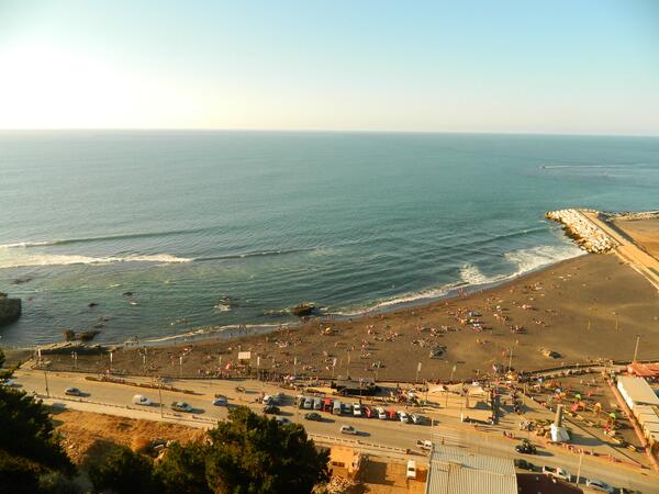 lindo día en la perla del Maule , Constitución.