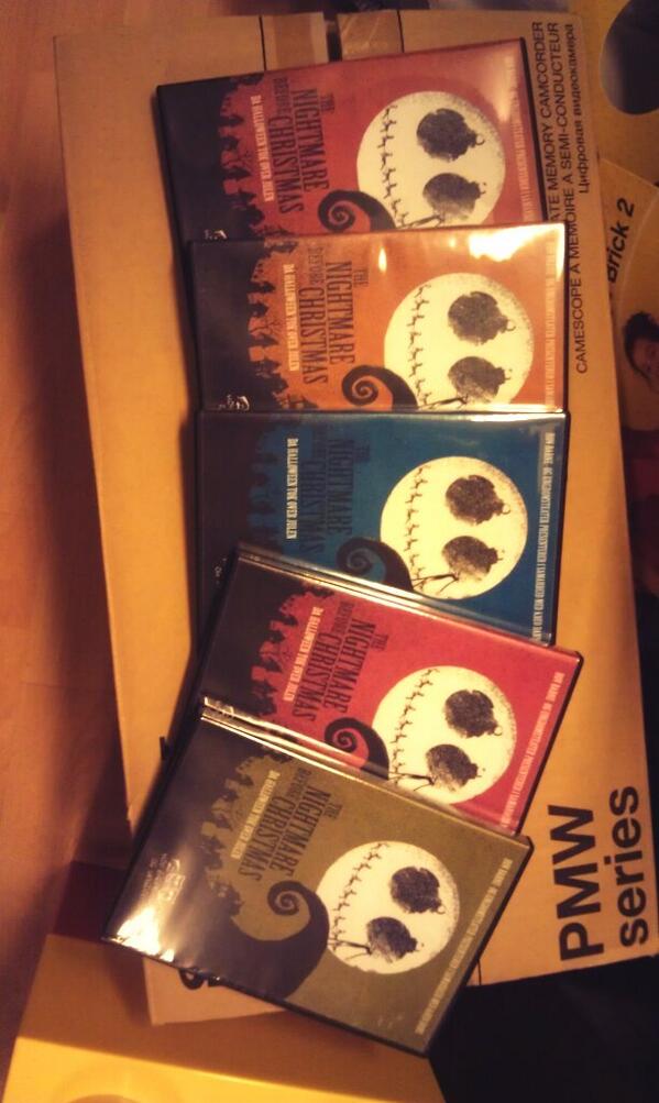 AsleMH's tweet photo. Hov Barne og ungdomsteater dvd ferdig, Nightmare before Christmas http://t.co/N5XE0KjF92