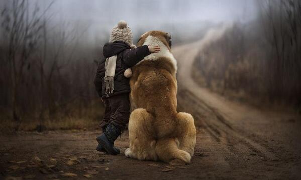 koldenero's tweet photo. La relación entre los niños y los animales http://t.co/xxlXA1XREF