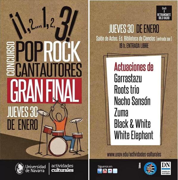 iZuma29's tweet photo. Acabo de pasar a la Final de cantautores! :) http://t.co/6haZtH8ON7