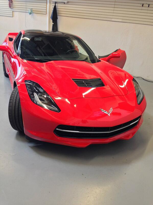 SignatureAudio1's tweet image. '14 Corvette Stingray we recently installed a radar on!!
