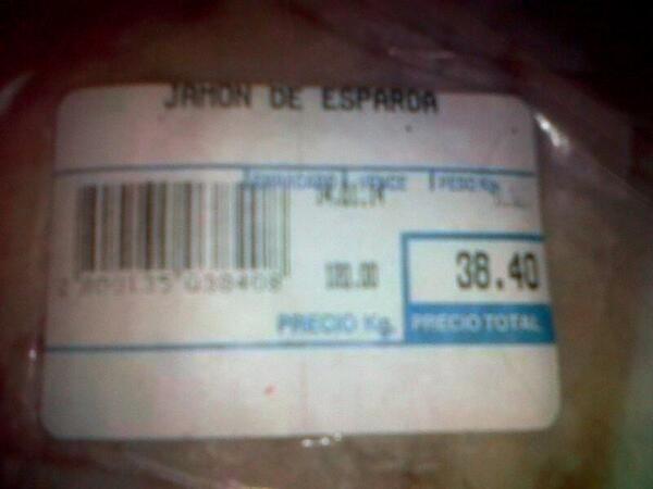 Davowever's tweet photo. Vemos entonces la nueva denominacion del Jamón http://t.co/5qEp9kbBcC