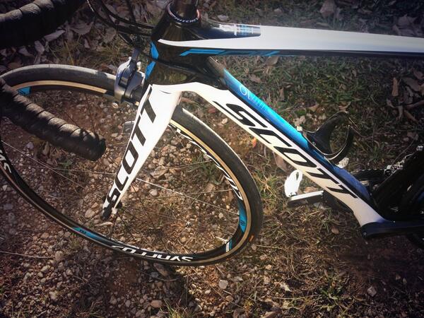 Aprofitant les últimes llums del dia per provar la nova Scott!!! Gràcies <a href="/ScottSpain/">SCOTT España</a>