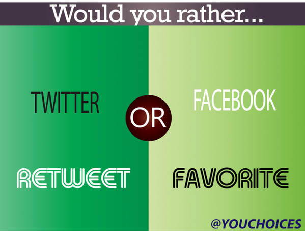 Would You Rather? (@youchoices) on Twitter photo 