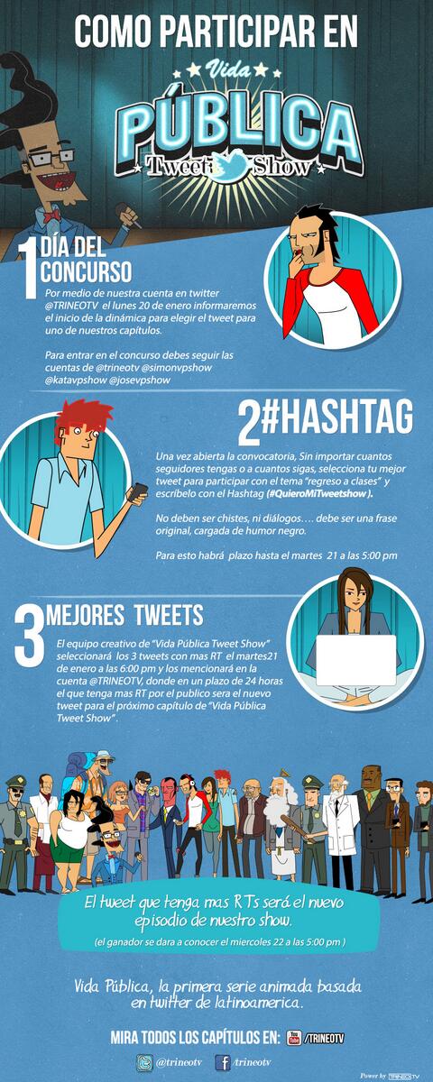 TRINEOTV's tweet photo. ¿Te gustaría que tu tweet  haga parte de un capitulo vida publica tweetshow? …. http://t.co/zDbRNY3Mrw