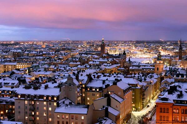 visitstockholm's tweet photo. Stockholm <3 snow! http://t.co/KheW8fSvTI