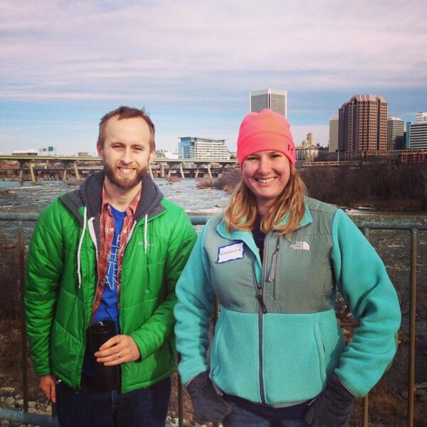 HandsOnRVA's tweet photo. Cute pic! RT @enrichmond: We loved working with Jamie &amp; Rebecca from @HandsOnRVA! #mlk2014 http://t.co/dQiu7d656V