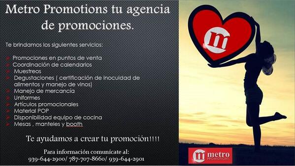 MetroPromotion1's tweet image. #Producimos #promociones con #resultados #exitosos. 
#metropromotions