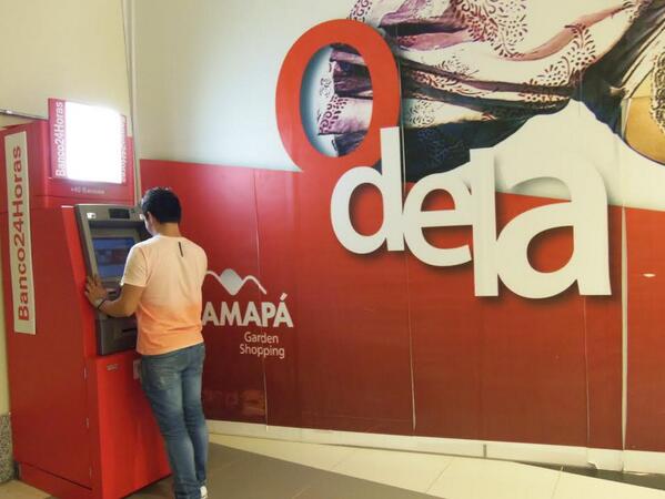 Temos caixa eletrônico no <a href="/AmapaGarden/">Amapá Garden</a>, vem aproveitar!