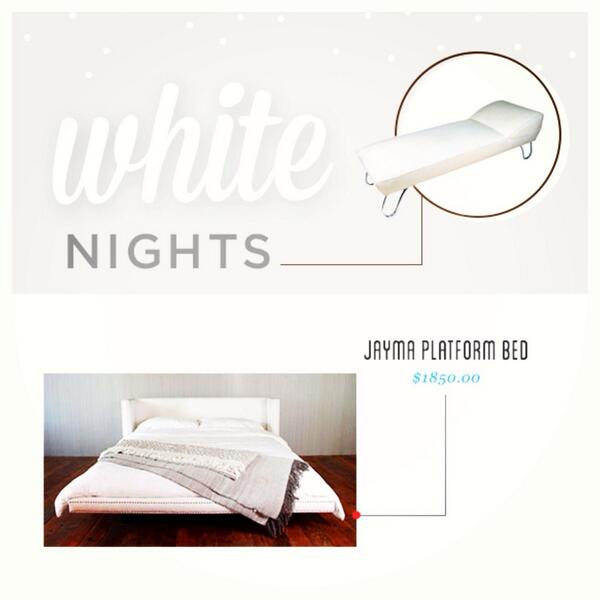 flea_pop's tweet photo. White nights equal white inspiration at http://t.co/9NPWy10XOT! Check out our picks for the week! http://t.co/cqcnJAB1e0